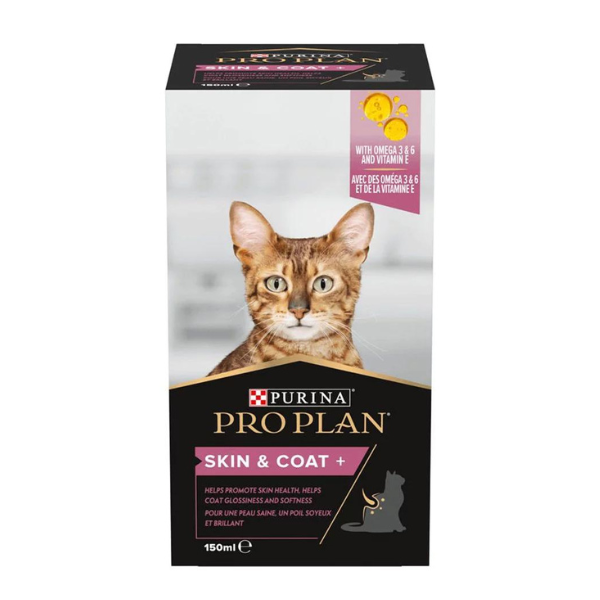 Purina Pro Plan Skin & Coat+ Cat Supplement Oil 150 ml