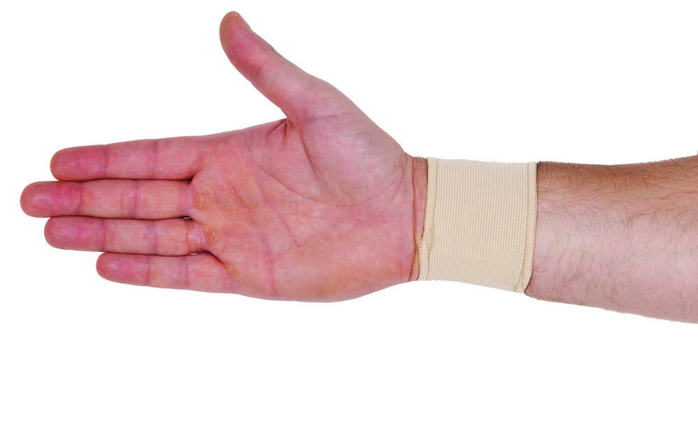 ADCO Elastic Wrist Wrap (03200) Made of cylindrical knitted elastic fabric, Offers stabilization of the wrist, suitable for prevention & mild diseases - injuries of the wrist 1 copë