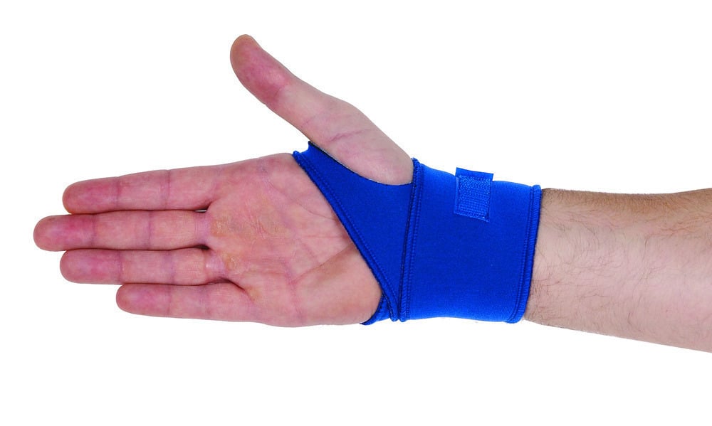 ADCO Neoprene Wrist Brace, made of Neoprene 2mm (03207) with inner cotton lining, With opening on the thumb fits like a glove on the wrist, for stabilization, prevention & mild diseases - injuries of the wrist 1 copë