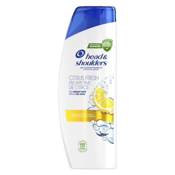 Head & Shoulders Citrus Fresh Anti-Dandruff Shampoo Up to 100% Dandruff-Free Hair 625 ml