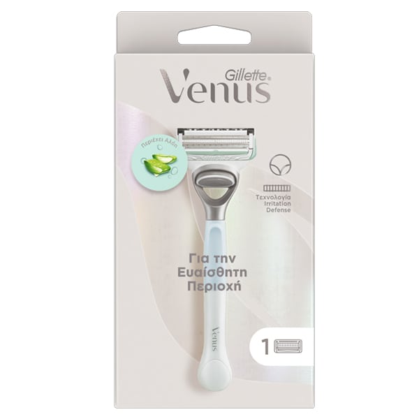 Gillette Venus Fig Women's Shaver for the Sensitive Area & Replacement Head 1 set
