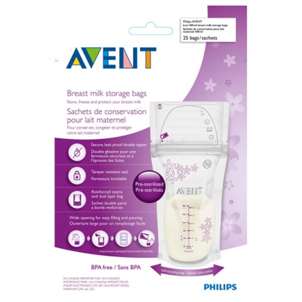 Philips Avent Breast Milk Storage Bags 25 copë