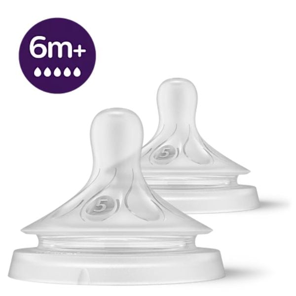 Philips Avent Natural Response Silicone Teat 6m+ (SCY965/02) 2 copë
