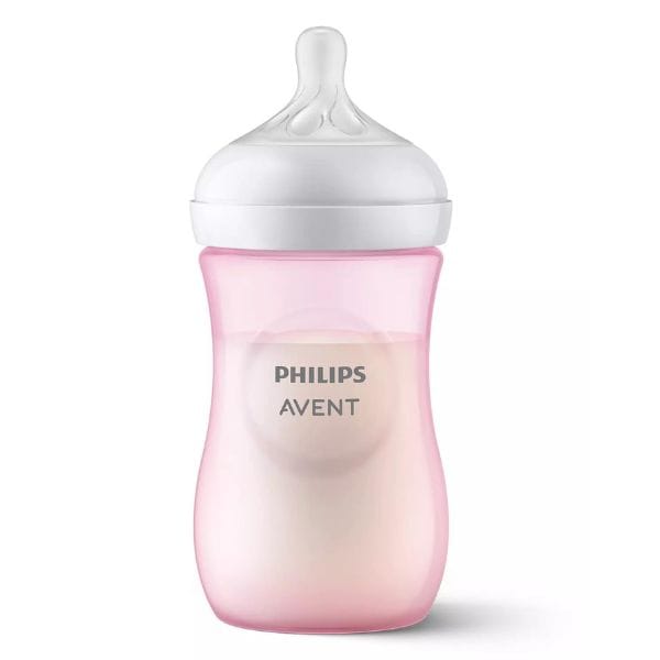 Philips Avent Natural Response Plastic Baby Bottle 1m+ (SCY903) 260ml - Rozë