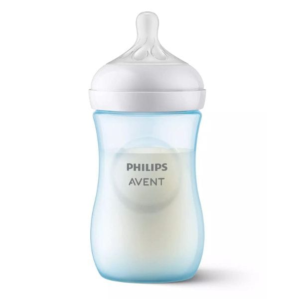 Philips Avent Natural Response Plastic Baby Bottle 1m+ (SCY903) 260ml - blu