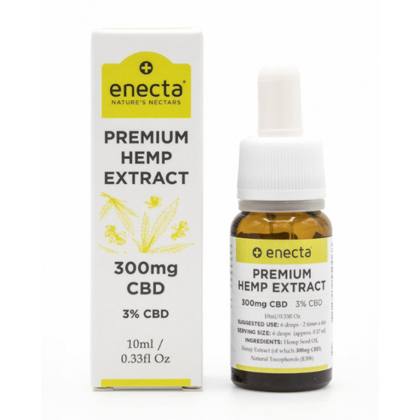 Enecta Premium Hemp Extract 3% CBD Oil (300mg) 10 ml