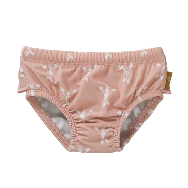 Fresk Lobster Cameo Rose Diaper - Swimsuit with UV50 Protection 1 copë - Karavidhe Cameo Rose