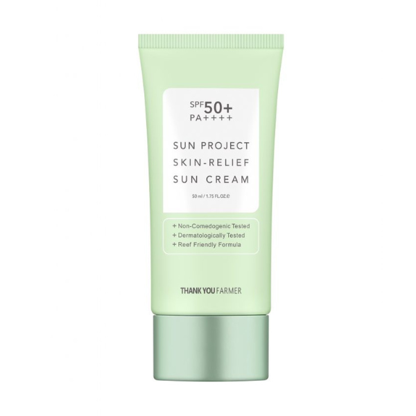Thank You Farmer Sun Project Skin-Relief Sun Cream SPF50+ 50 ml