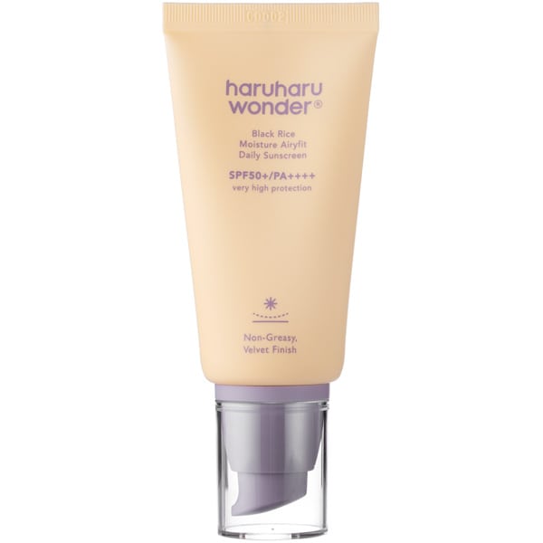 Haruharu Wonder Black Rice Moisture Airyfit Daily Sunscreen SPF 50+ 50 ml