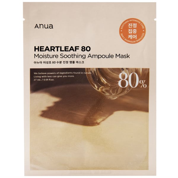 Anua Heartleaf 80 Moisture Soothing Ampoule Mask 1 copë