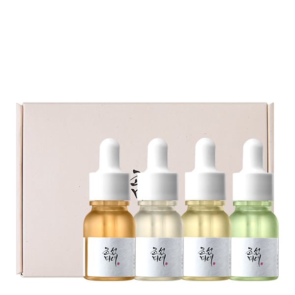 Beauty of Joseon Hanbang Serum Discovery Kit with Green Tea Calming Serum, 10ml, Glow Serum Propolis & Niacinamide, 10ml, Glow Deep Serum Rice & Alpha-Arbutin, 10ml & Ginseng Revive Serum, 10ml 1 set