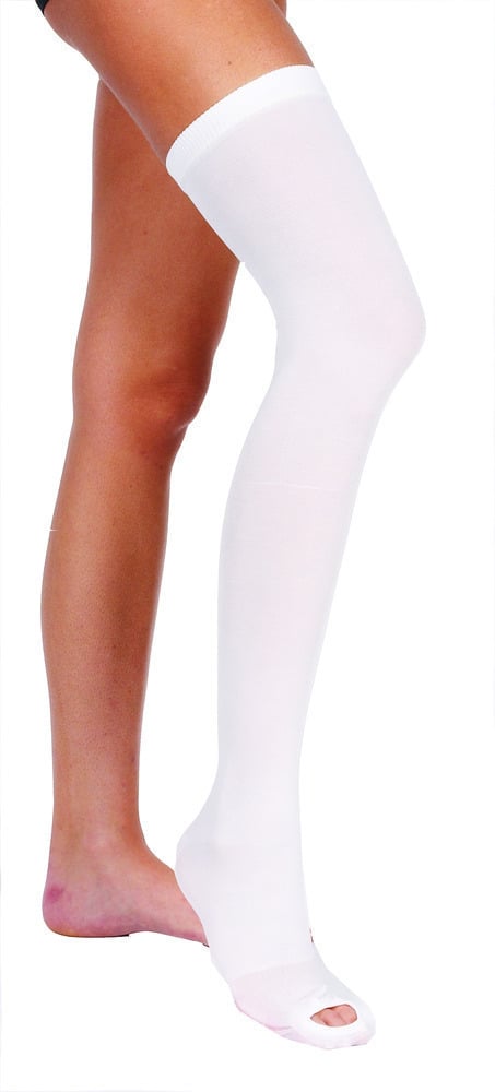 ADCO Thigh Root Socks (07410) Anti-Embolic (18mmHg), to prevent blood clots 1 palë