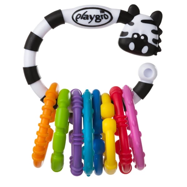 Playgro Zebra 9 Links Teething Ring 3m+ 1 copë