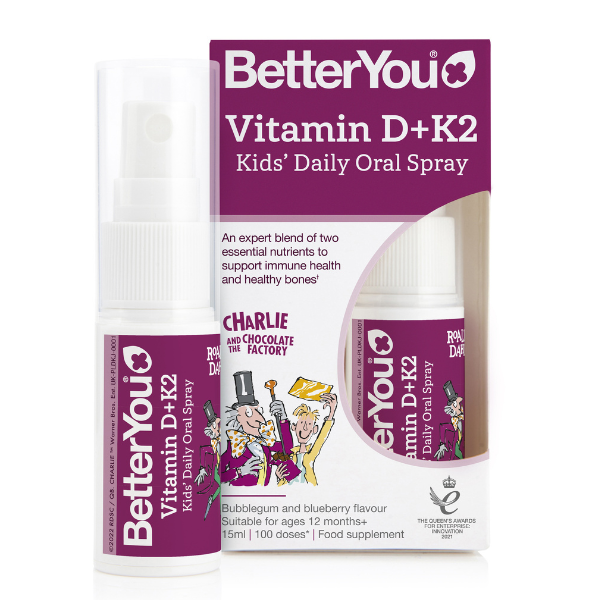 BetterYou Vitamin D+K2 Kids' Daily Oral Spray 15 ml