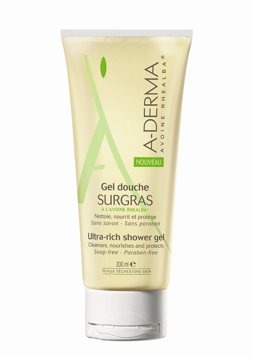 A-Derma Ultra-Rich Shower Gel for Dry Fragile Skin 200 ml