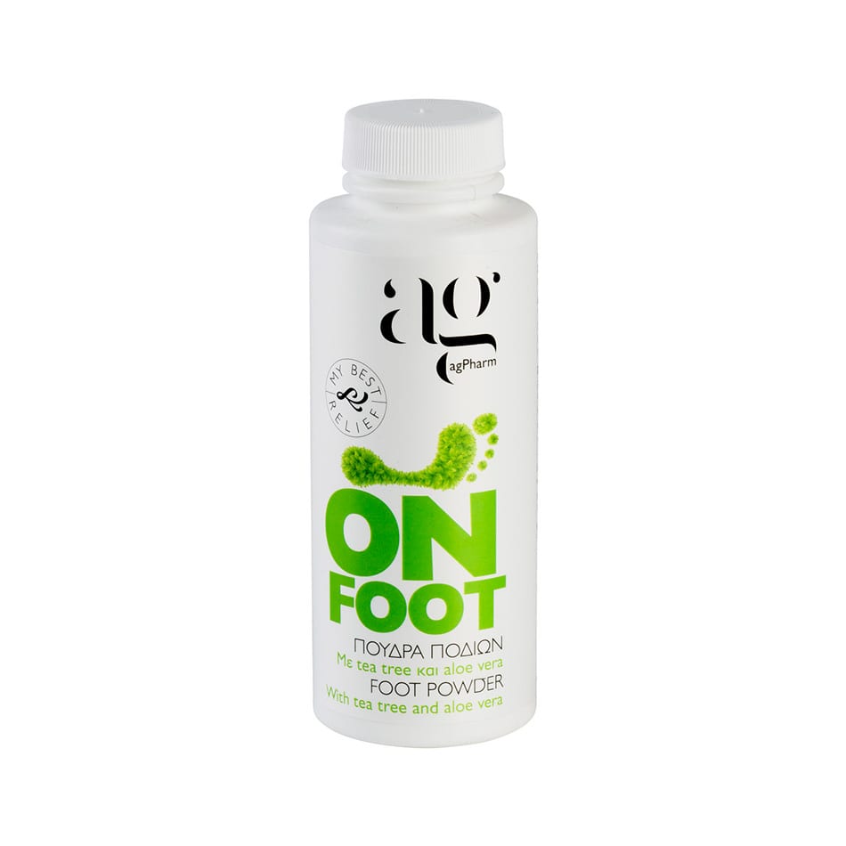 AgPharm On Foot Powder with Tea tree & Aloe Vera 100 ml
