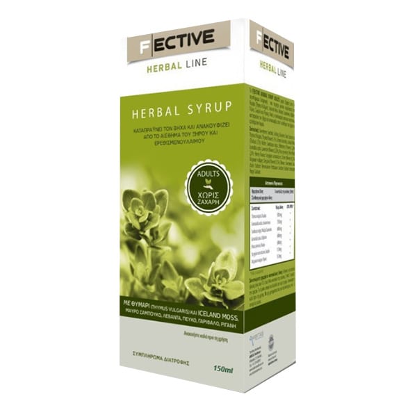 F|ECTIVE Herbal Cough Syrup Adults 150 ml