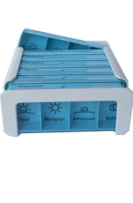 Anabox Compact Weekly Pill Case 1 copë - Blu e çelët