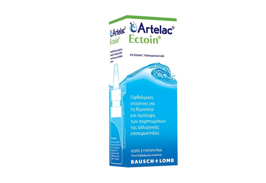 Bausch & Lomb Artelac Ectoin Eye Drops for Allergic Conjunctivitis 10 ml