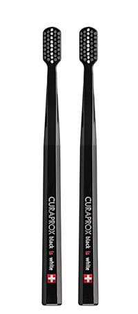 Curaprox Black is White Toothbrush 2 copë