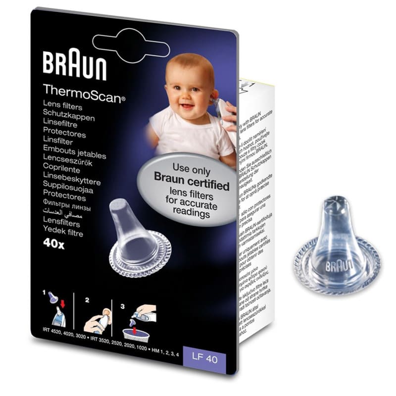 Braun ThermoScan LF40 Replacement Filters for Ear Thermometers 40 copë
