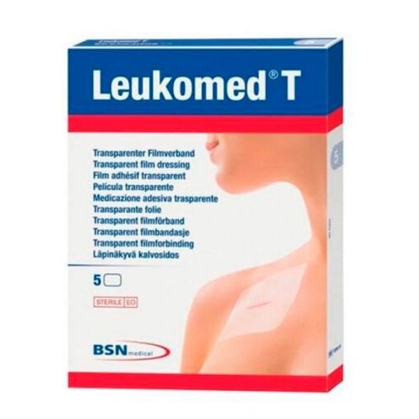 Leukoplast Leukomed T Waterproof Transparent Film Dressing (15 x 20cm) 5 copë