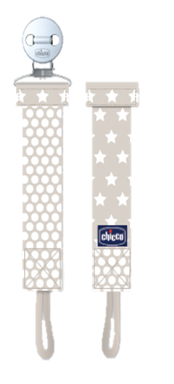 Chicco Pacifier Fashion Clip Neutral 1 copë