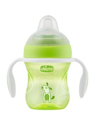Chicco Silicone Spout Transition Cup 4m+ 200ml - Lakër