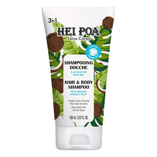 Hei Poa Hair & Body Shampoo with Organic Coconut Pulp 150 ml