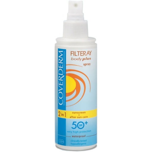 Coverderm Filteray Body Plus Spray 2in1 Sunscreen & After Sun SPF50+ 150 ml
