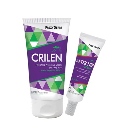 Frezyderm Crilen Insect Repellent Pack with Hydrating Protective Cream, 50ml & After Nip Gel, 30ml 1 set