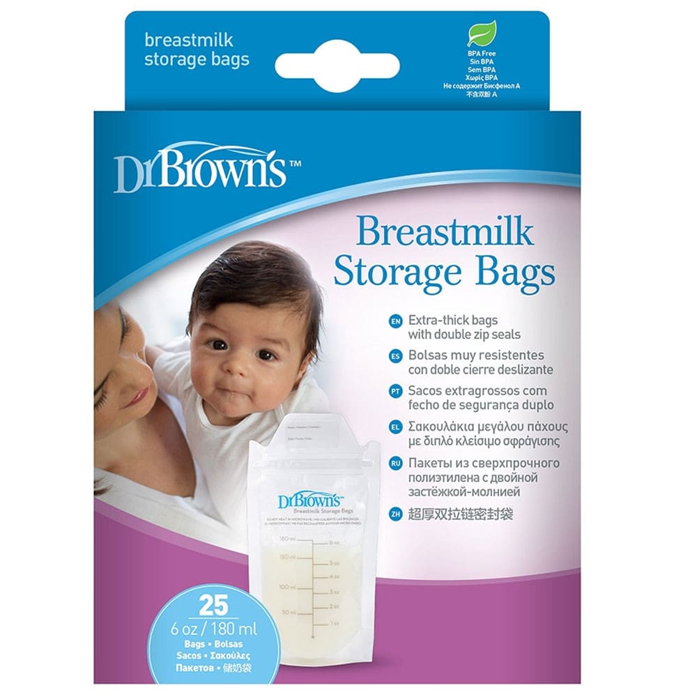 Dr. Brown's Breast Milk Storage Bags S4005 25 copë