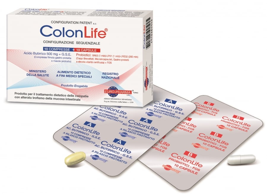 Bionat Colon Life, 10tabs & 10caps 1 set