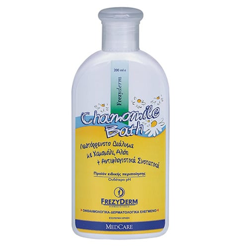 Frezyderm Baby Chamomile Bath Liquid Solution for Sensitive & Irritated Skin 200 ml