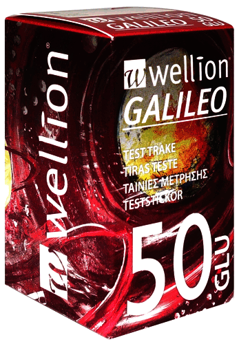 Wellion Galileo Blood Glucose Test Strips 50 copë