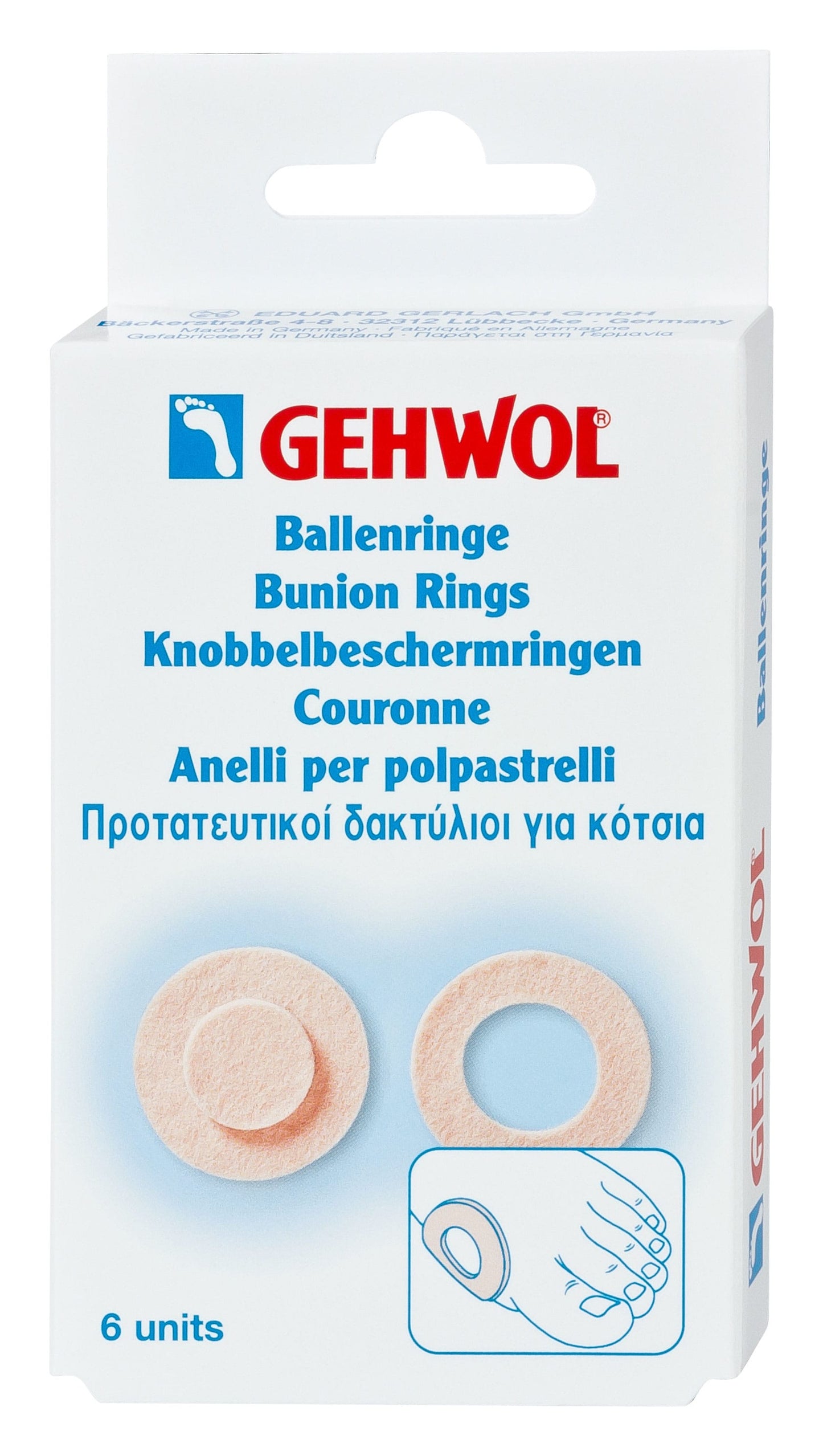 Gehwol Bunion Ring Round 6 copë