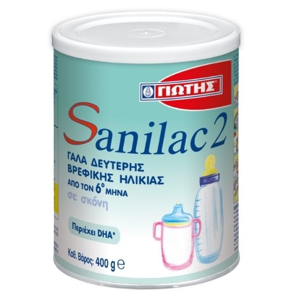 Jotis Sanilac 2 Baby Milk 6-12m 400gr