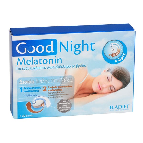 Eladiet Good Night Melatonin for Insomnia 30 tableta