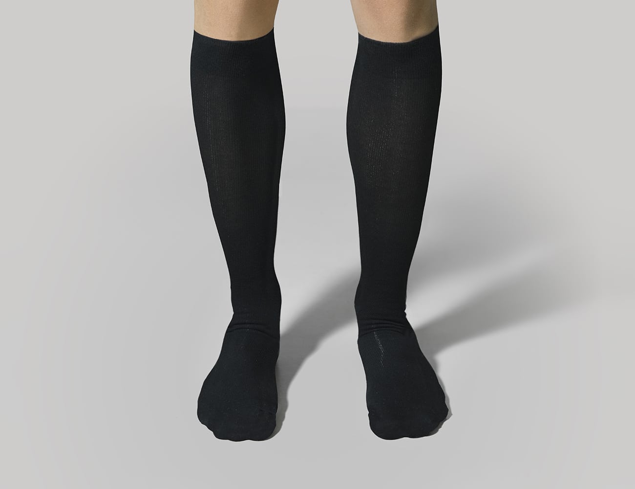 Christou Graduated Compression Knee-High Cotton Socks for Men 18-22mm Hg 1 palë