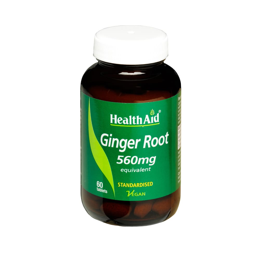 Health Aid Ginger Root 560mg 60 tableta