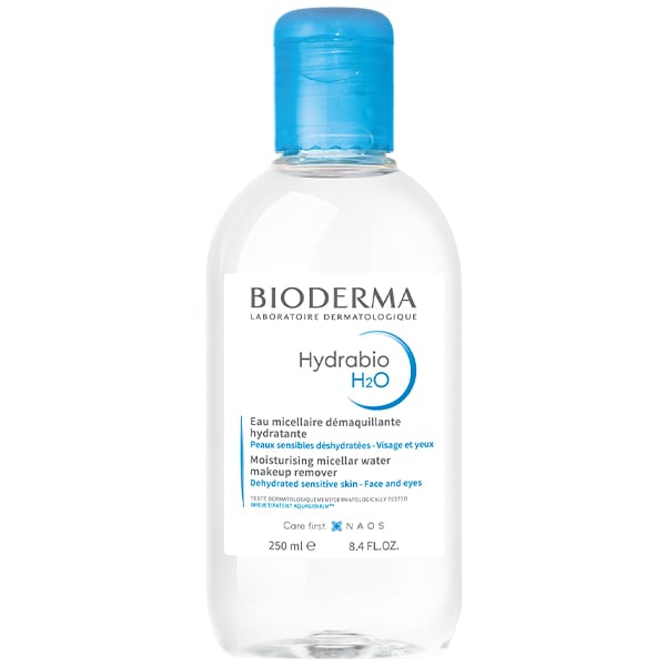 Bioderma Hydrabio H2O Moisturising Micellar Water Makeup Remover for Dehydrated Sensitive Skin 250 ml