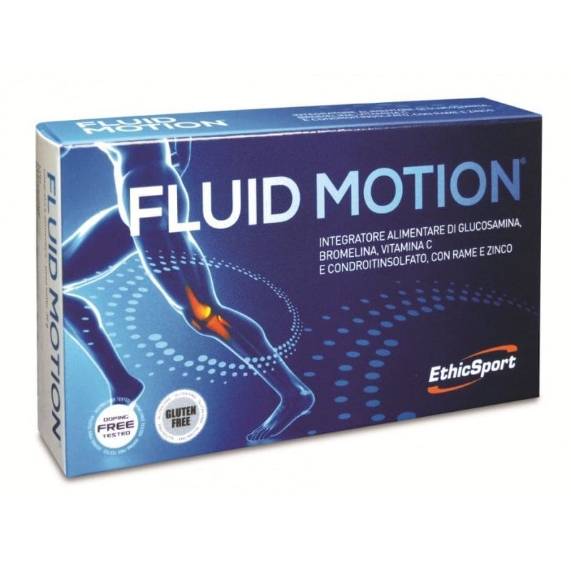 Ethicsport Fluid Motion 1300mg Shtesë dietike për funksionimin e qetë të kërcit dhe indeve lidhëse 30 tableta