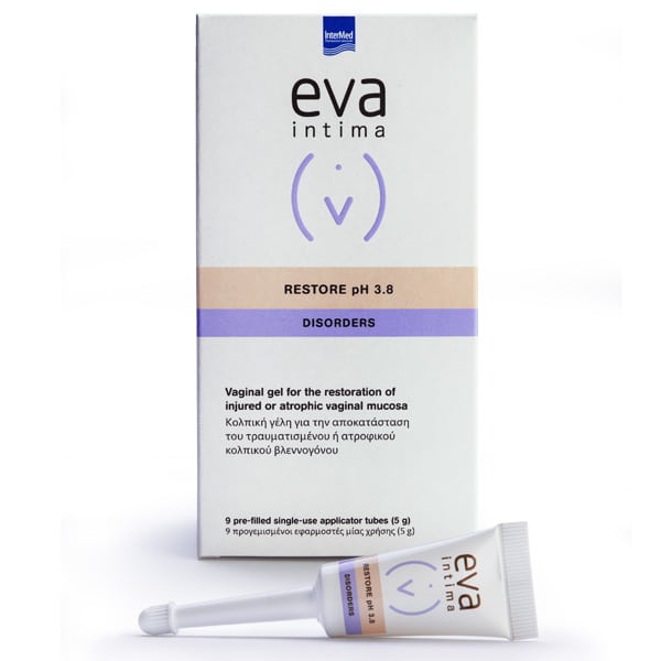 Intermed Eva Intima Restore Vaginal Gel pH 3.8 Disorders 9 copë