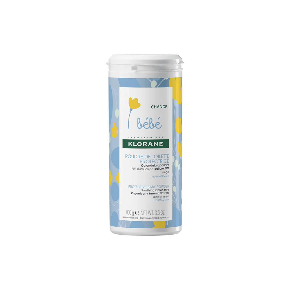 Klorane Bebe Protective Baby Powder with Soothing Calendula 100gr