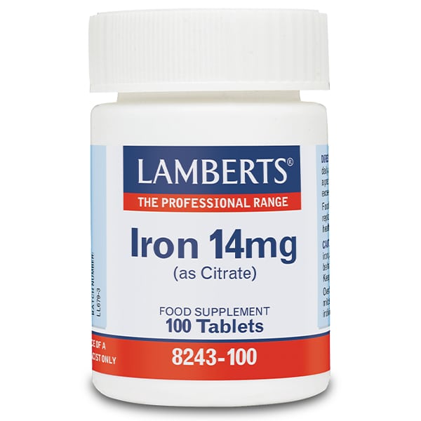 Lamberts Iron 14mg 100 tableta