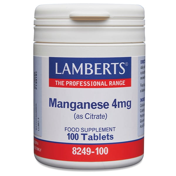 Lamberts Manganese 4mg 100 kapsula