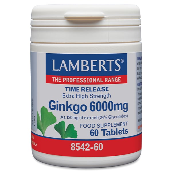 Lamberts Ginkgo 6000mg 60 tableta