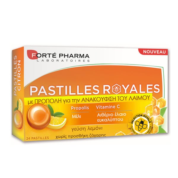 Forte Pharma Royal Pastilles with Propolis & Lemon 24 copë