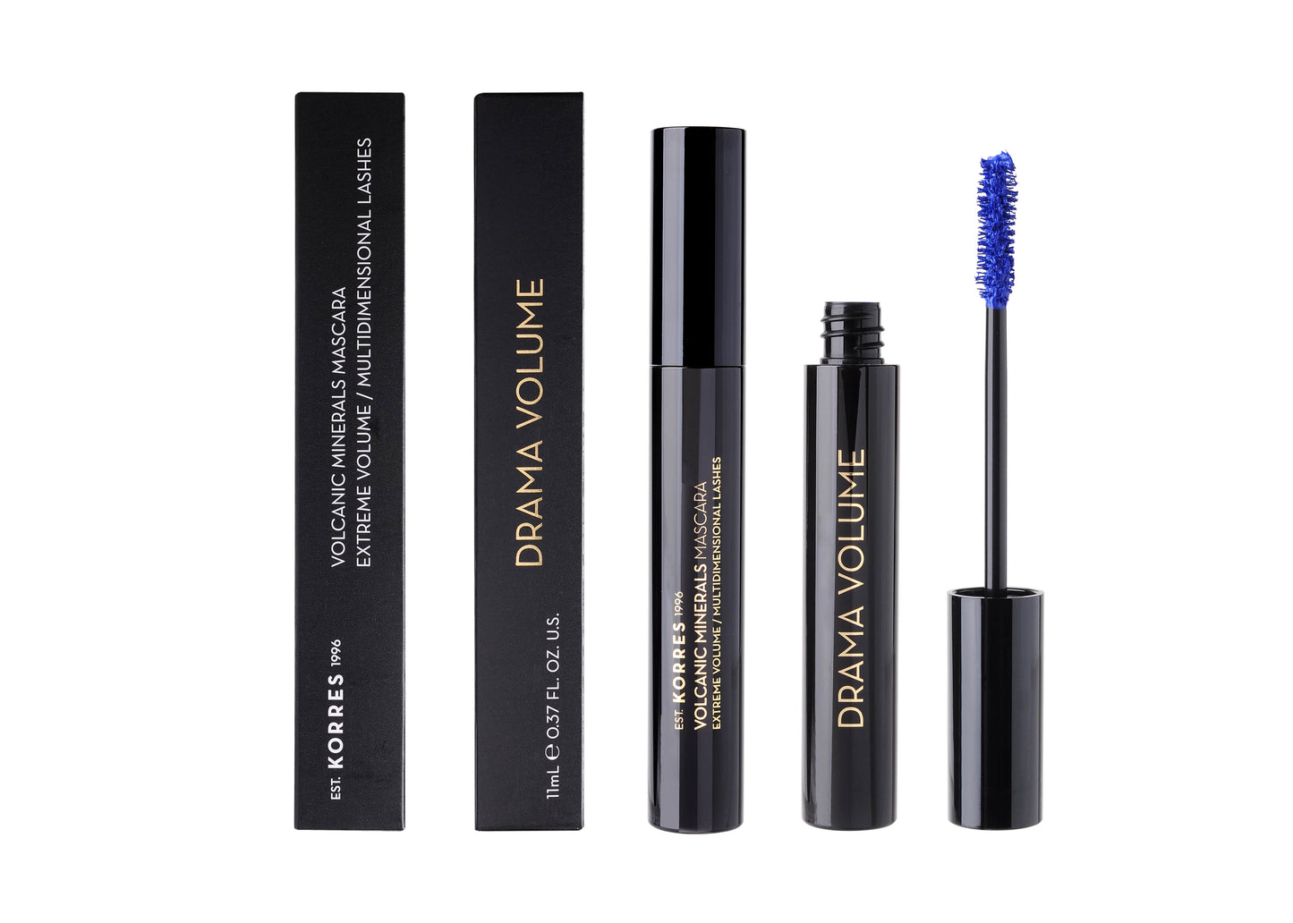 Korres Volcanic Minerals Drama Volume Mascara 03 Bright Blue 11 ml