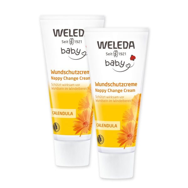 2 x Weleda Baby Calendula Nappy Change Cream 2 x 75ml